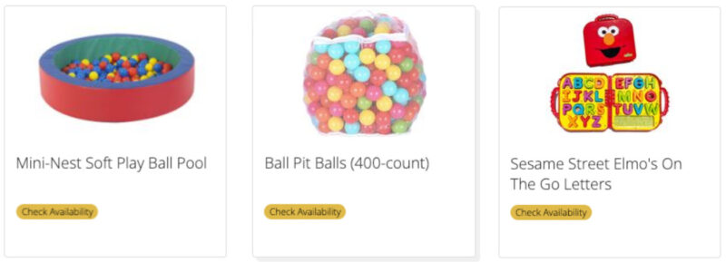 おもちゃレンタルサービス「トイアリー」でレンタルしたおもちゃ