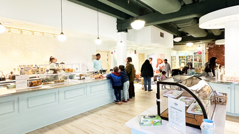 館内の家族向けカフェLittle Cocoa Bean Cafe